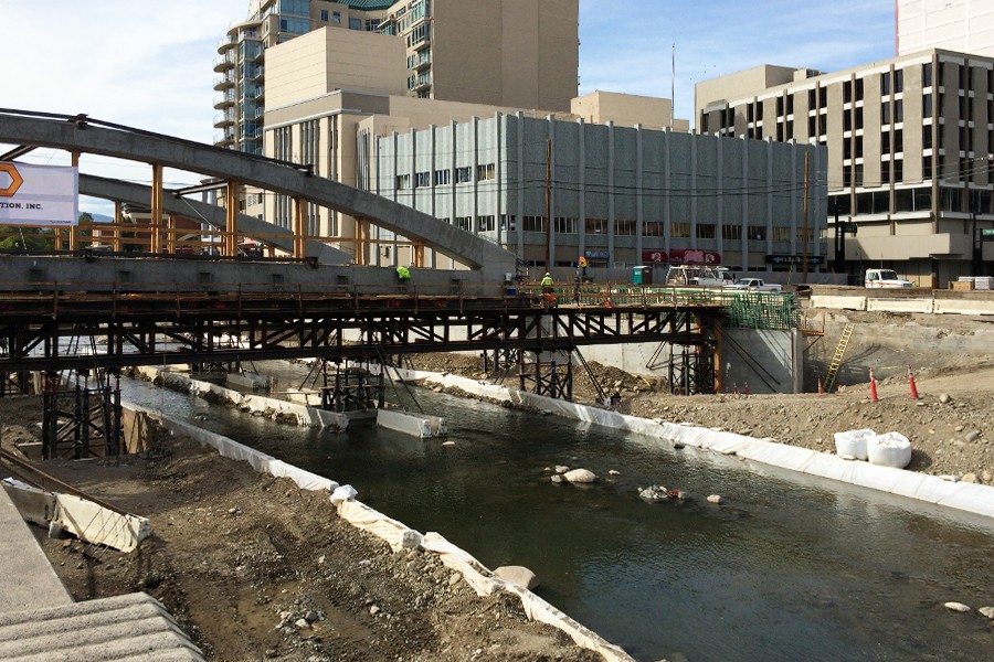 Reno’s Virginia Street Bridge Moves!