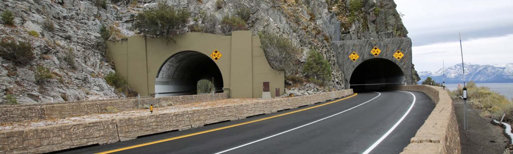 new cave rock tunnel u.s. 50 extension project