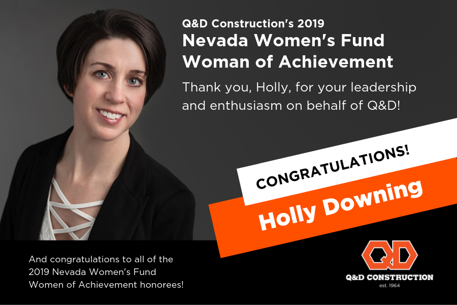 Q&D Honors Holly Downing, 2019 NWF Woman of Achievement