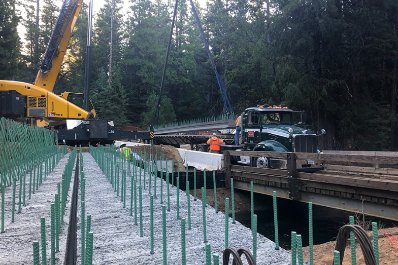 Hazel Valley Road Bridge Q&D Construction