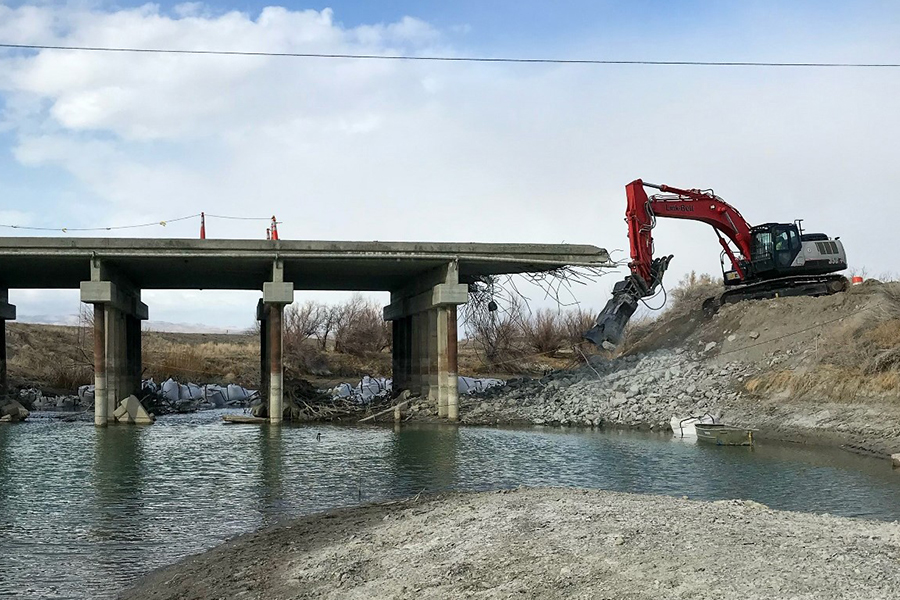 Nevada’s Oldest Active Bridge Demolished